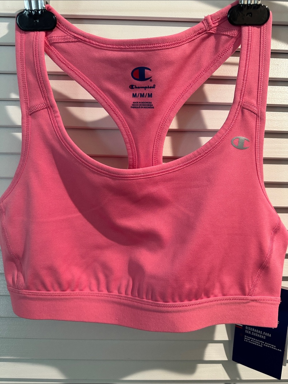 NWT Champion Sports Bra with Racer Back and limited control.